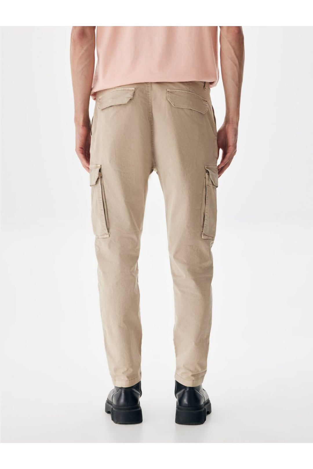 LTB Pantalon droit gabardine beige