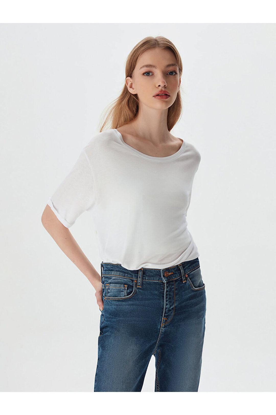 LTB Tanya X Mıd Rıse Skinny Pantalon - Bleu_