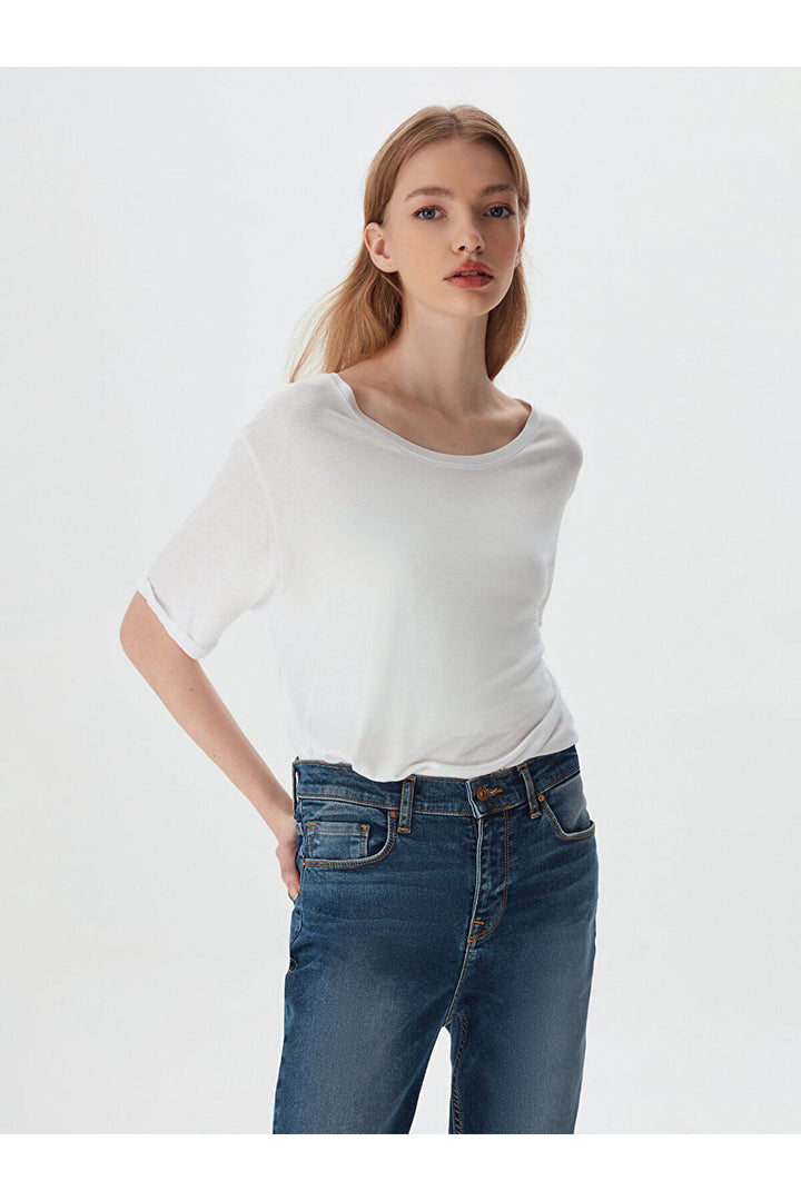 LTB Tanya X Mıd Rıse Skinny Pantalon - Bleu_