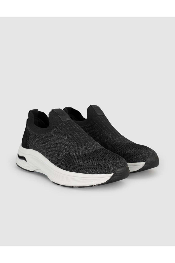 Cabani Shoes Sneaker homme en tricot noir - Multicolore