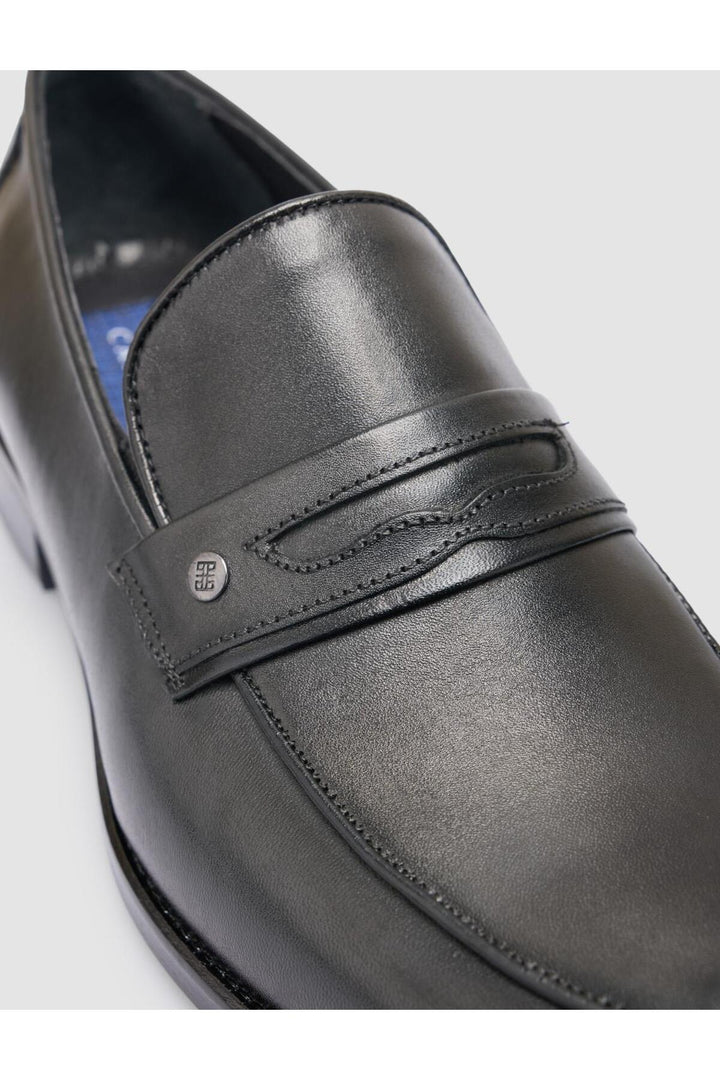 Cabani Shoes %100 Cuir véritable Chaussures classiques pour hommes noires - Multicolore
