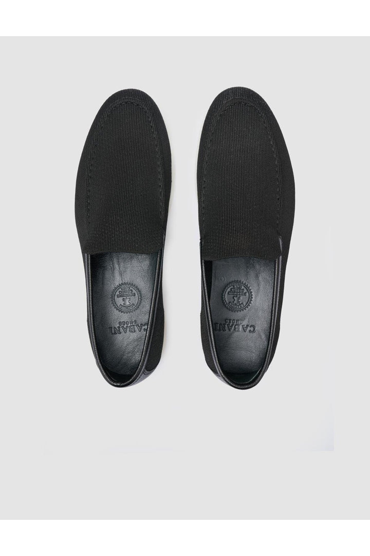 Cabani Shoes Leros Triko Noir Homme Loafer - Noir