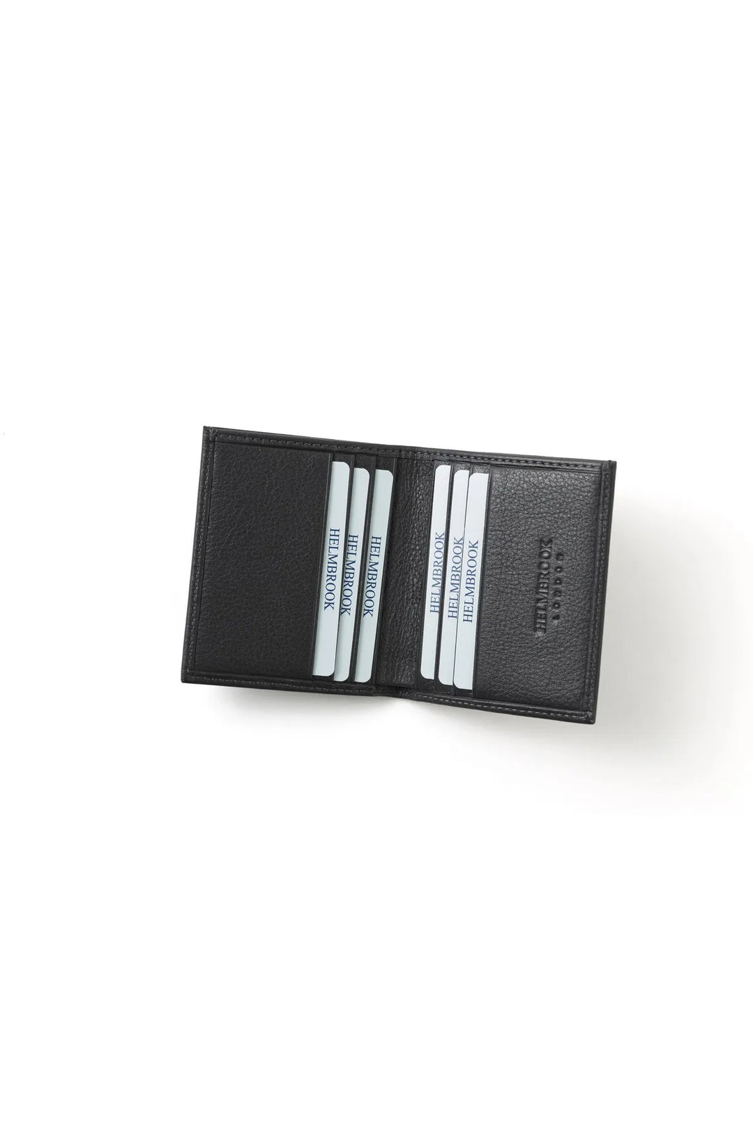 helmbrook Portefeuille en cuir véritable pour homme Multi-Bay RFID Protected Colin Grey
