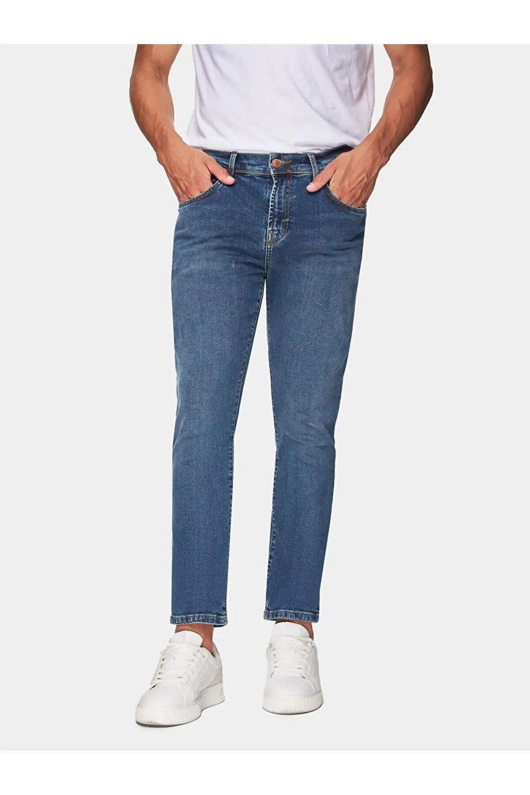 LTB Pantalon slim Sawyer Y mi-hauteur - Bleu̇_54073
