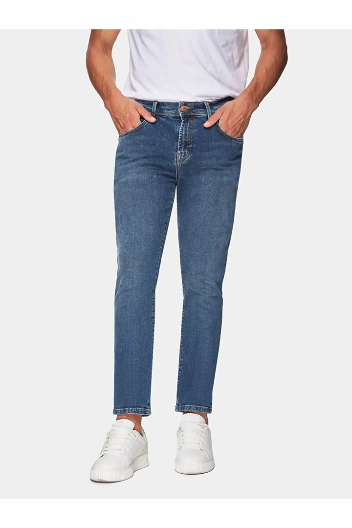 LTB Pantalon slim Sawyer Y mi-hauteur - Bleu̇_54073