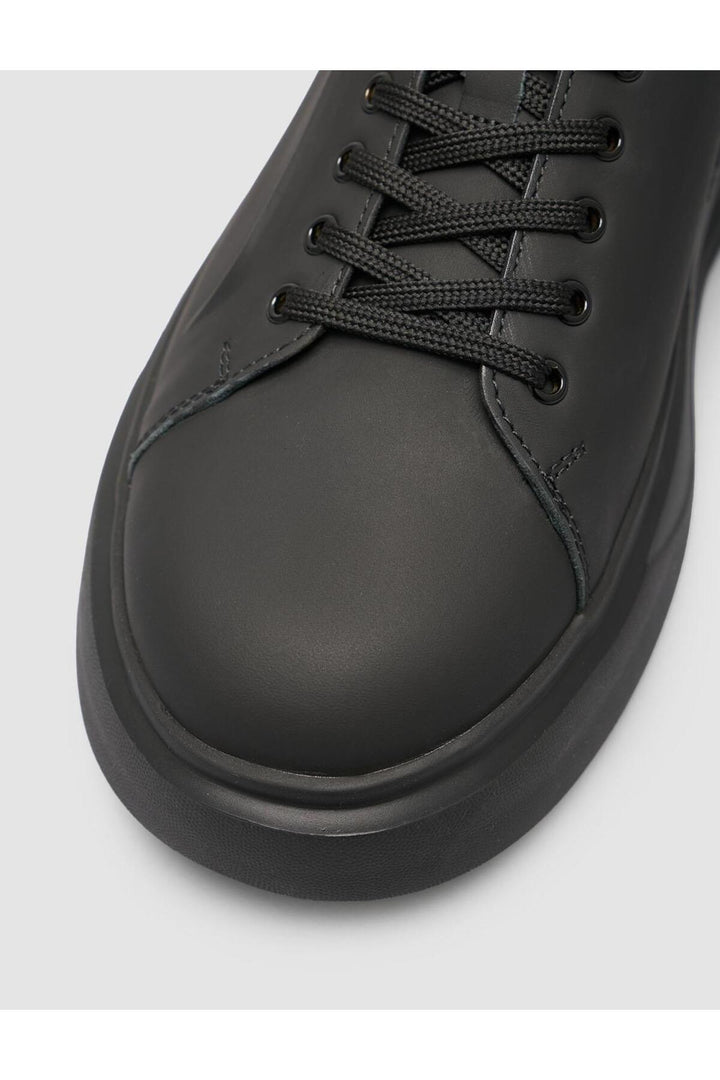 Cabani Shoes %100 Cuir Nubuck Noir Baskets Homme - Noir