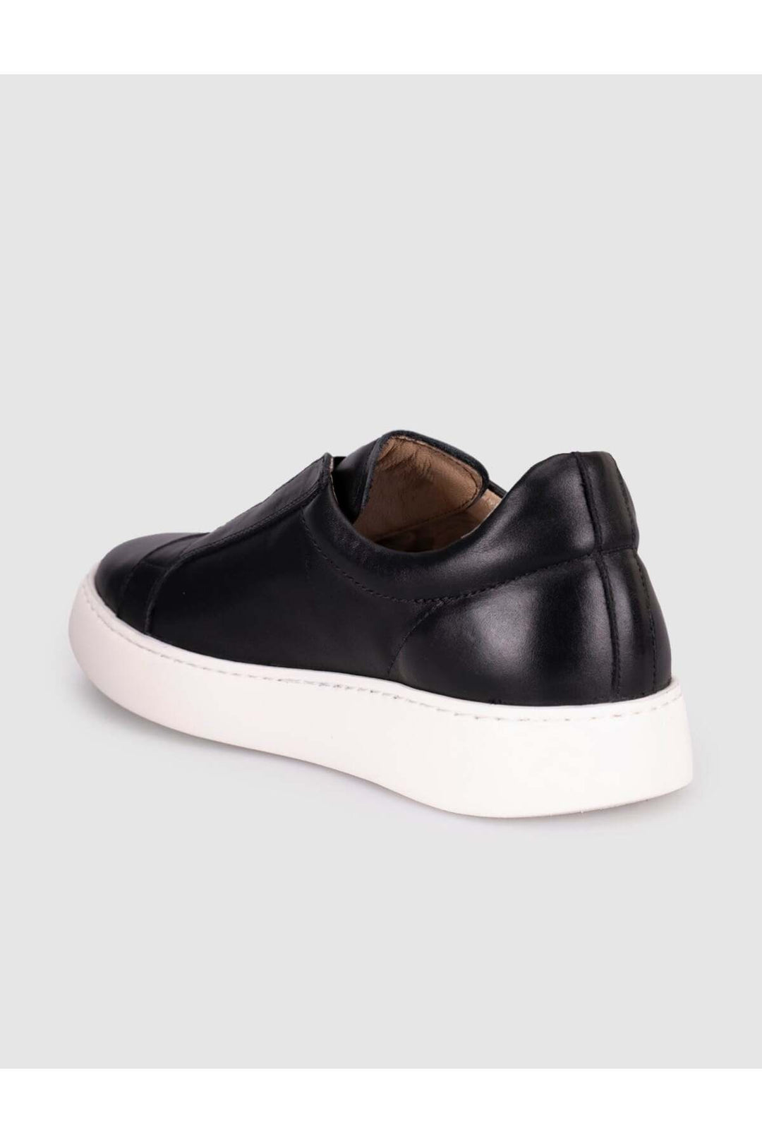 Cabani Shoes Baskets femme en cuir véritable noir - Multicolore