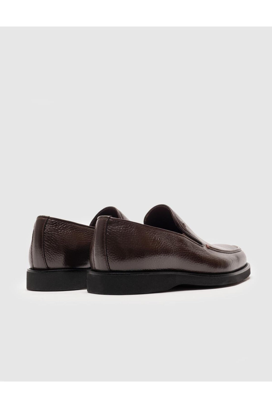 Cabani Shoes Chaussures décontractées pour hommes en cuir véritable marron saisonnières - Marron