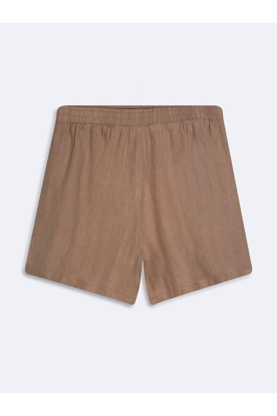 LTB Short Marron Basique À Taille Élastique - Marron
