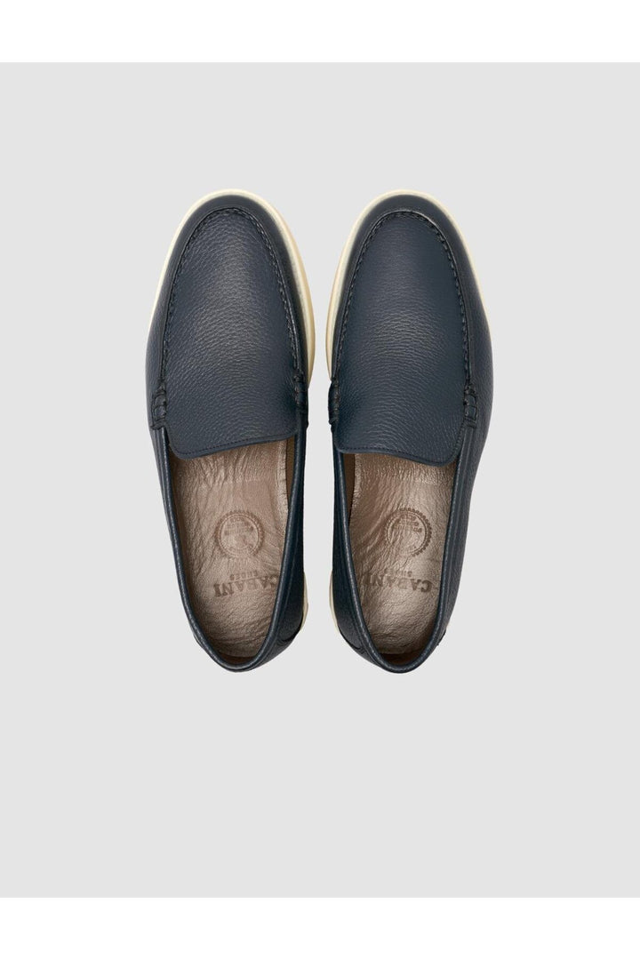 Cabani Shoes %100 Bleu marine Chaussures Loafers pour Homme - Bleu marine