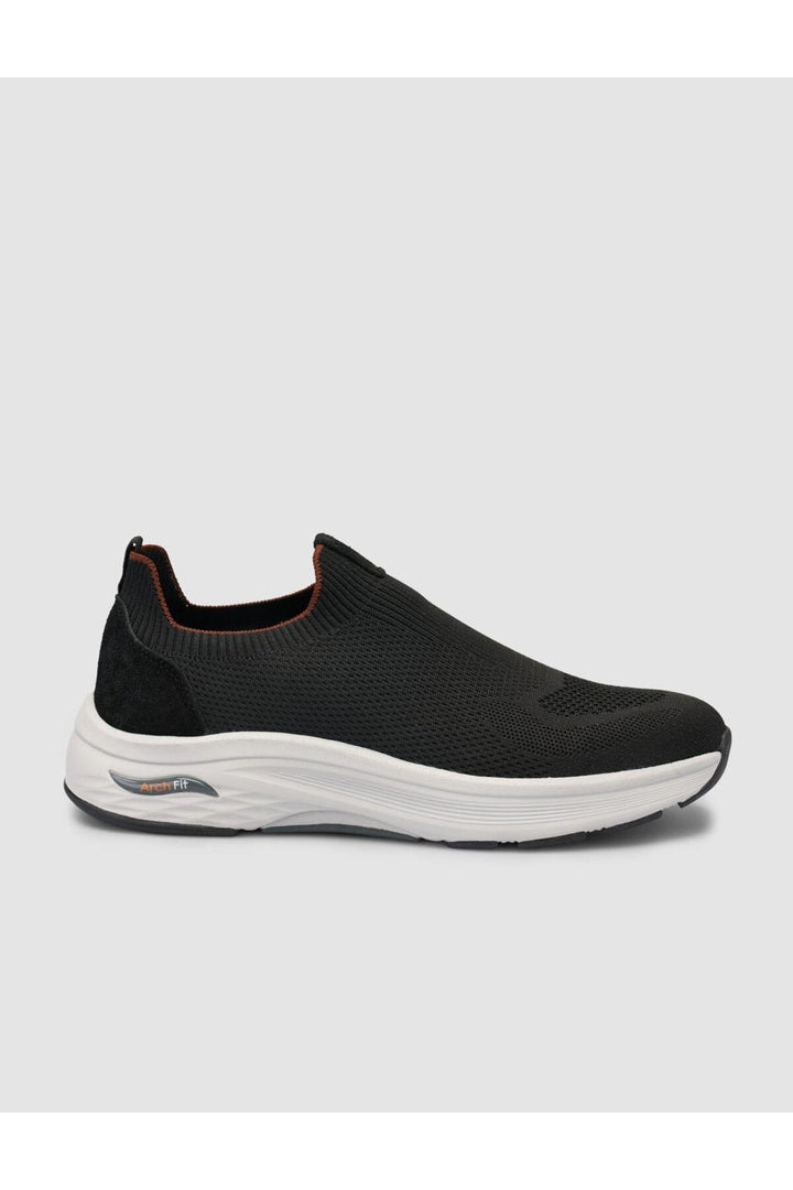 Cabani Shoes Chaussures de sport pour hommes en tricot noir - Noir