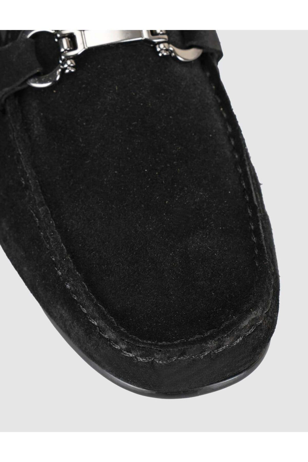 Cabani Shoes Chaussures Loafer pour hommes en cuir suédé noir - Multicolore