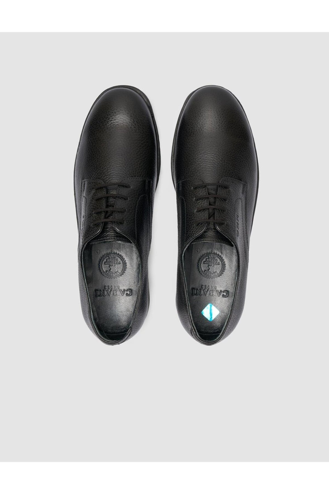 Cabani Shoes Chaussures de ville pour hommes en cuir véritable noir 100% - Multicolore