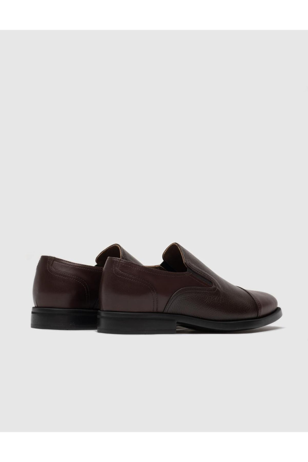 Cabani Shoes Chaussures pour hommes classiques en cuir véritable marron avec semelle Eva. - Marron