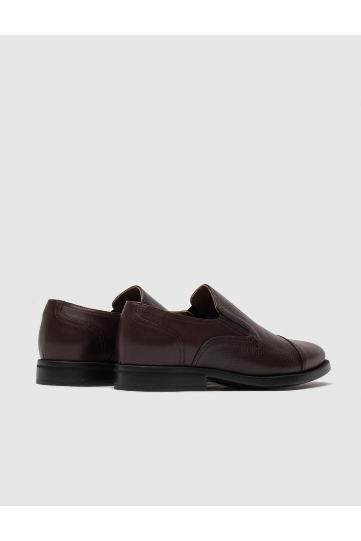 Cabani Shoes Chaussures pour hommes classiques en cuir véritable marron avec semelle Eva. - Marron