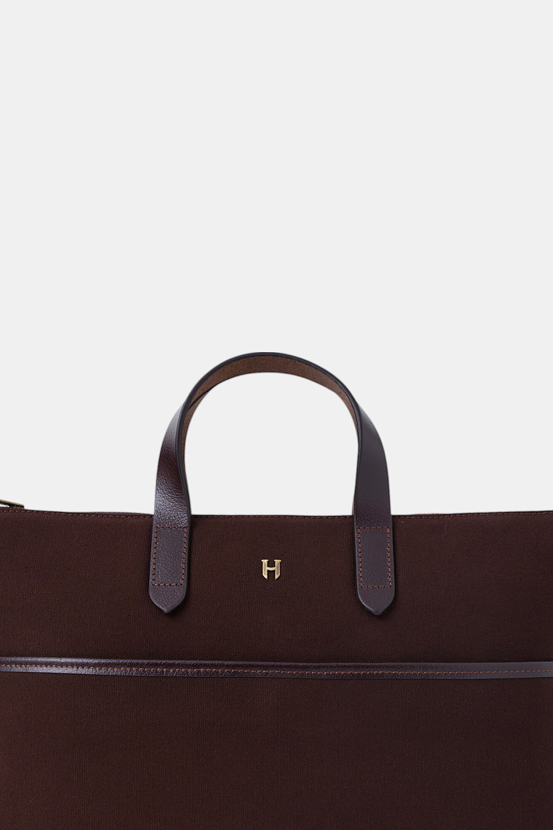 helmbrook Sac pour ordinateur portable Brice en cuir véritable unisexe de 15,6po à compartiment unique