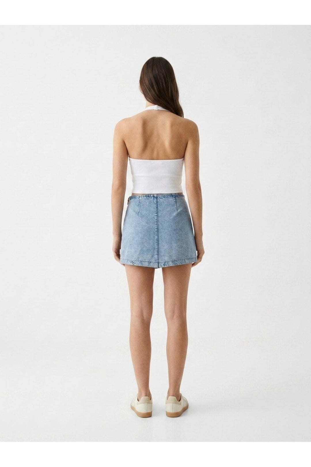 LTB Rosanna Jupe Short Jean Croisée Light Indigo - light Indigo