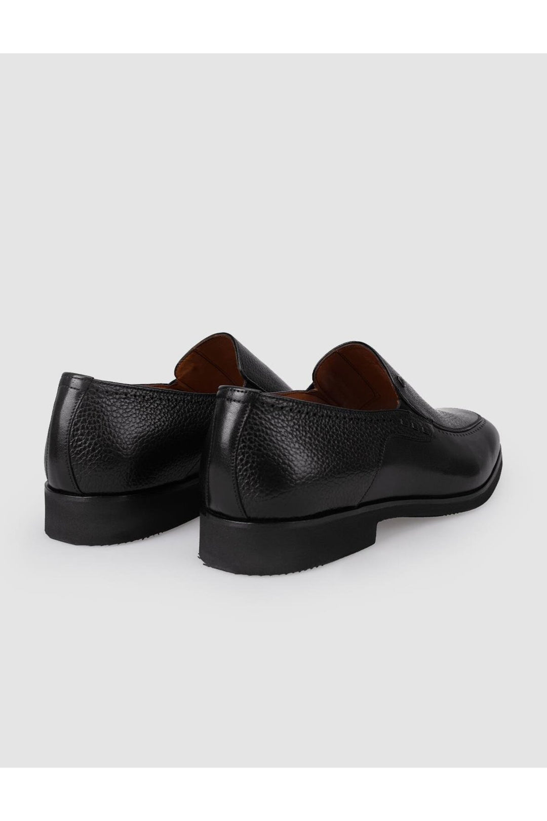 Cabani Shoes %100 Cuir véritable Chaussures classiques pour hommes noires - Noir