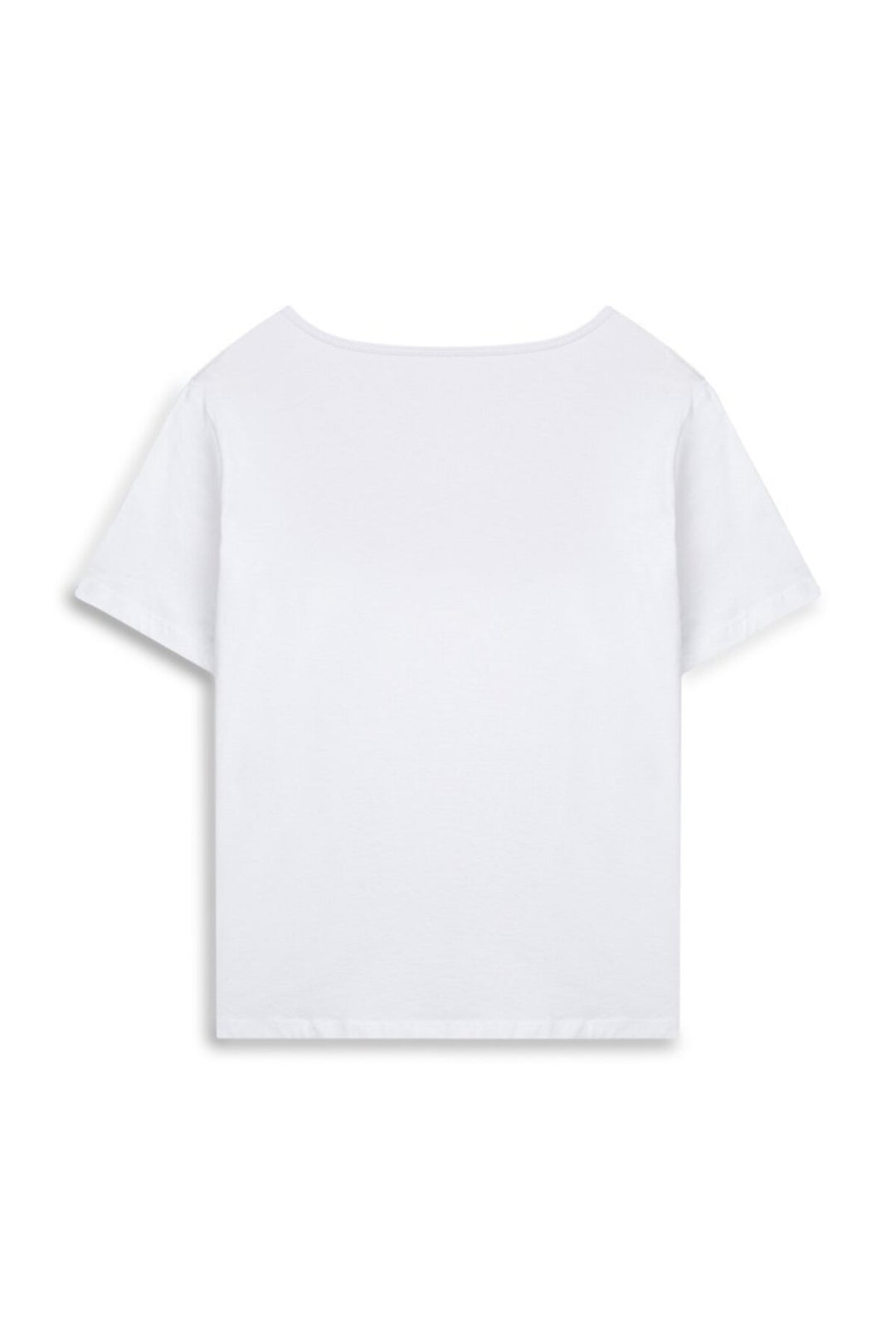 LTB T-shirt Basique Blanc Col V - Blanc