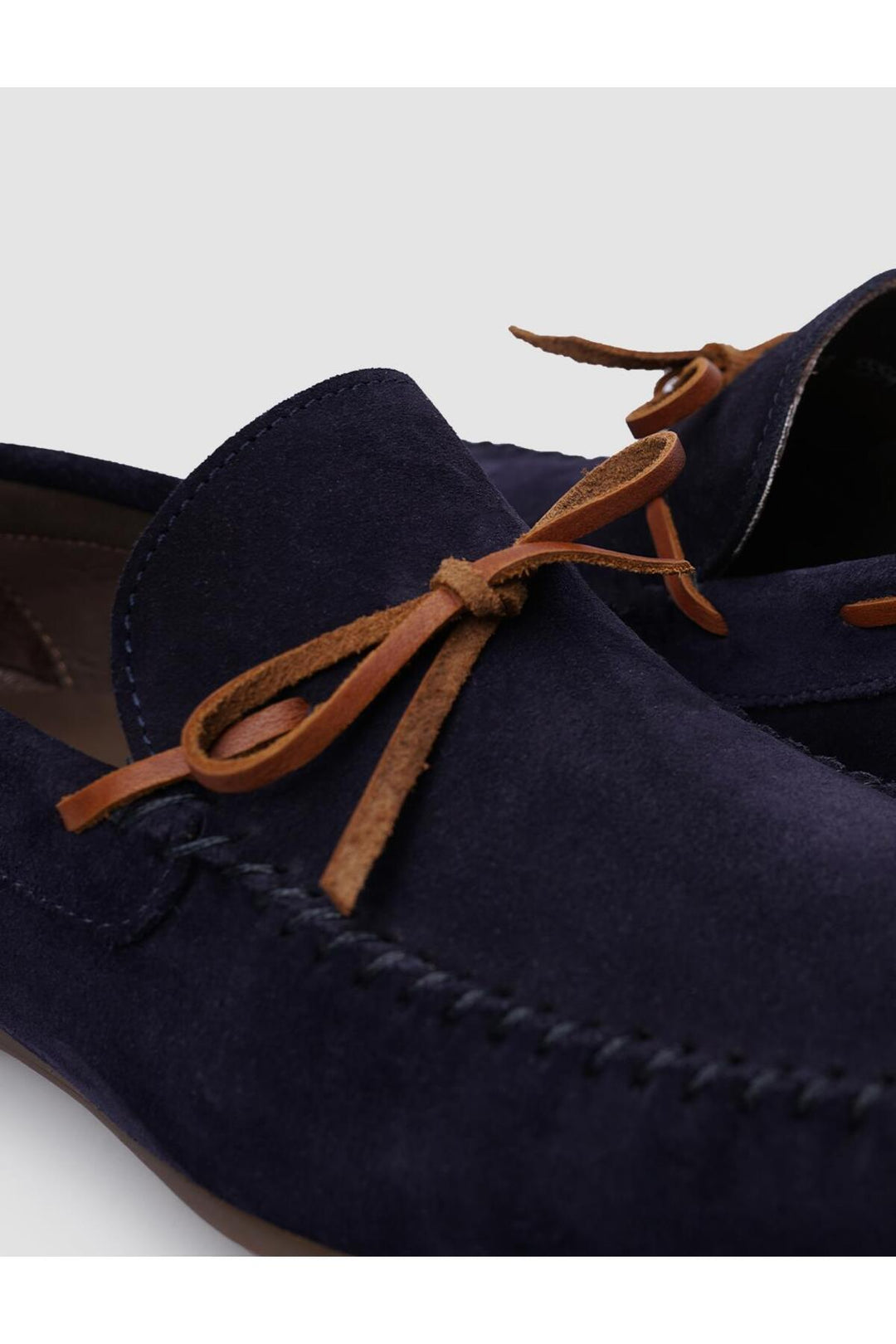 Cabani Shoes Lenamo %100 Cuir Véritable Bleu marine Suédé Chaussures de Bateau Quotidiennes pour Hommes - Bleu marine