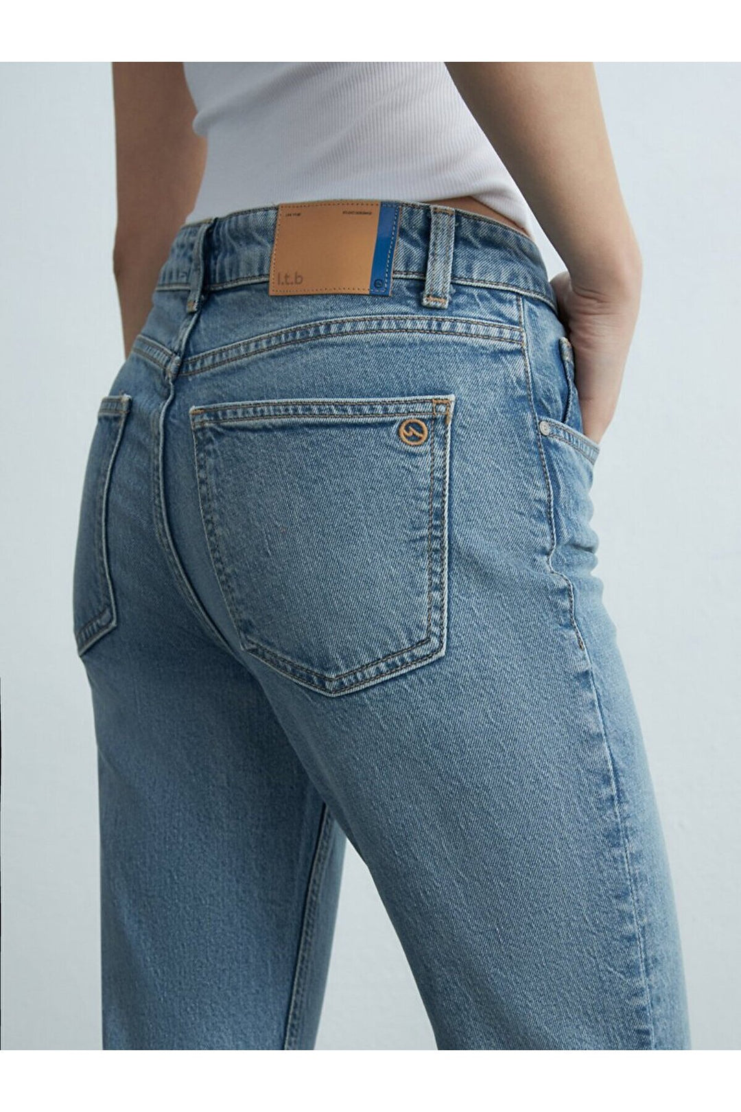 LTB Jean taille haute coupe slim Rebecca