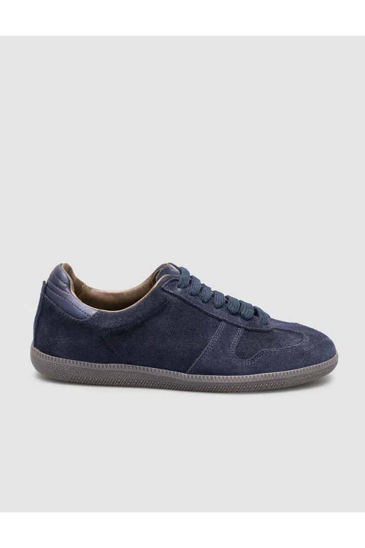 Cabani Shoes Livavin %100 Cuir Suédé Véritable Bleu marine Baskets Femme - Bleu marine