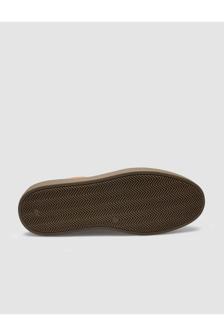 Cabani Shoes %100 Cuir véritable Chaussures de sport pour hommes en daim tabac - Multicolore