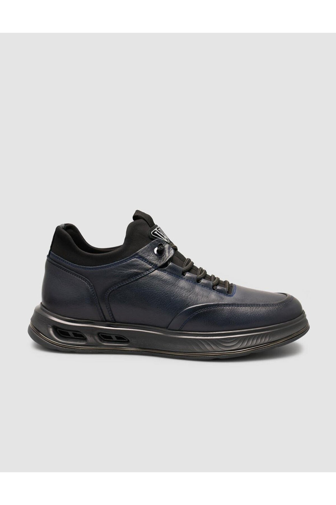 Cabani Shoes Chaussures de sport pour hommes à lacets bleu marine - Bleu marine