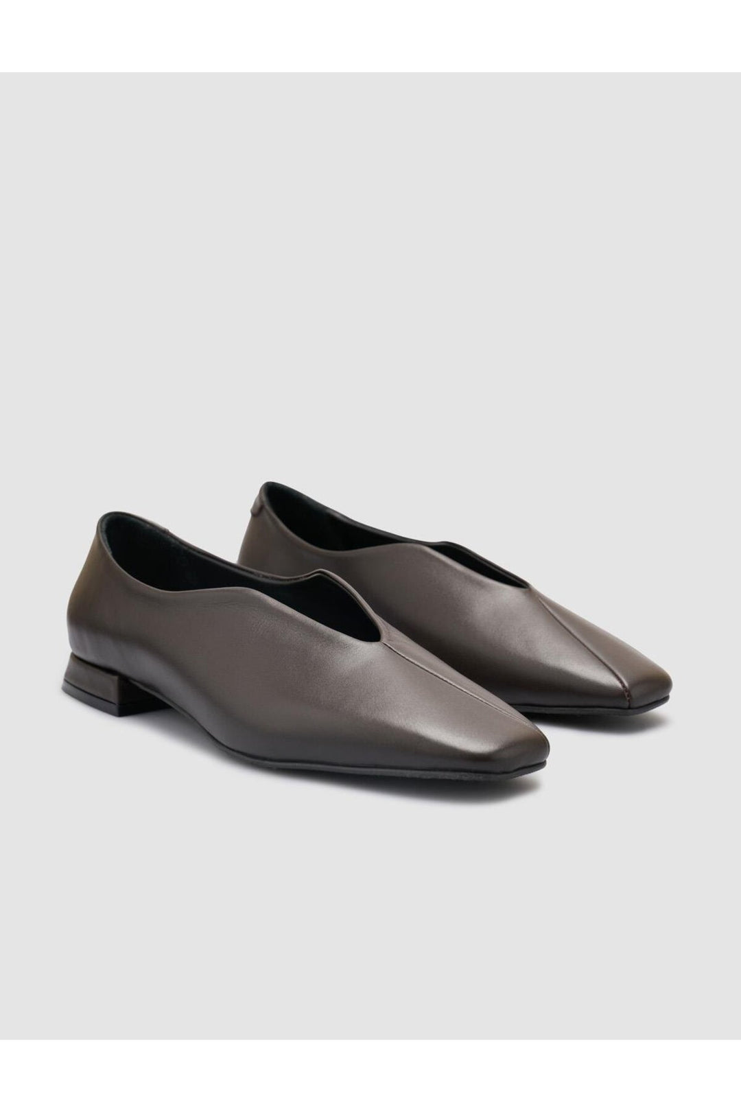 Cabani Shoes %100 Cuir véritable Ballerines femmes Marron - Marron