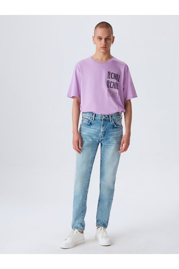LTB Pantalon en jean Diego X Y à taille moyenne et à jambes étroites