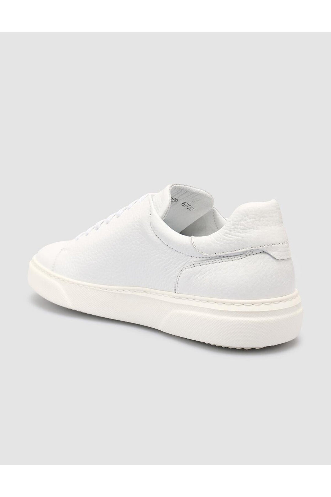 Cabani Shoes %100 Cuir véritable Baskets blanches pour hommes - Blanc
