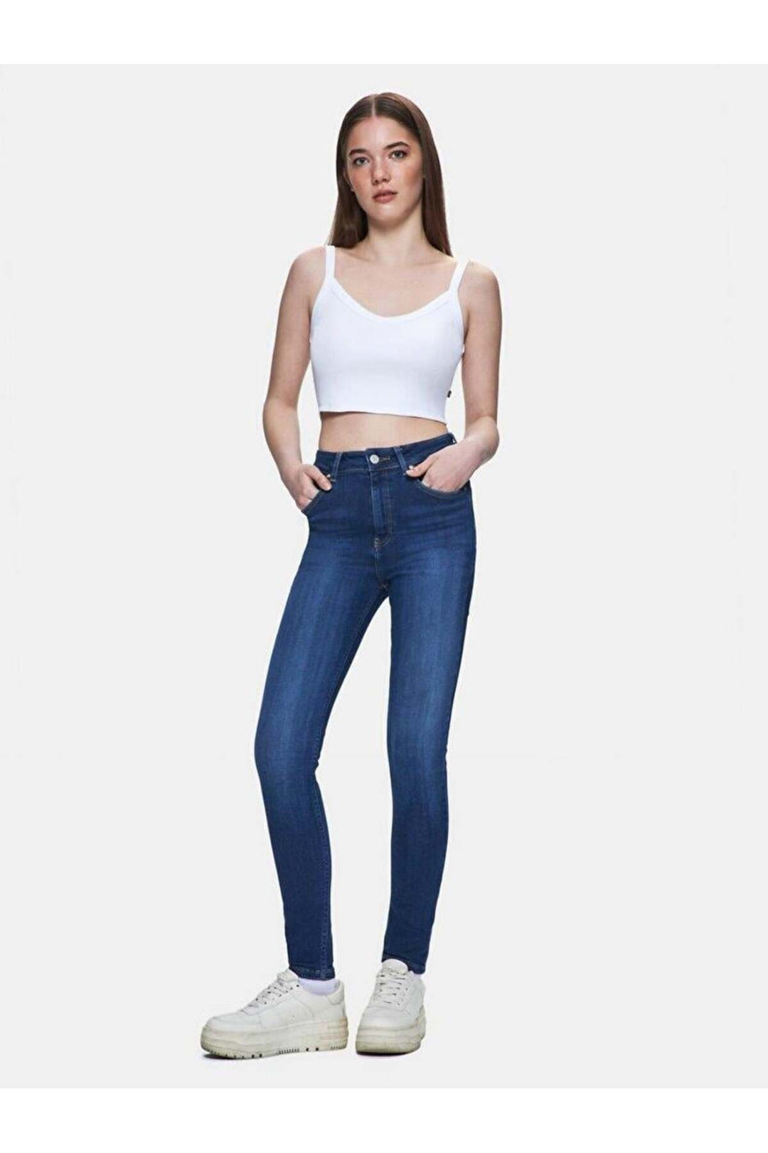LTB Marcella X Mırıelle Pantalon coupe étroite taille haute 009515601592055725