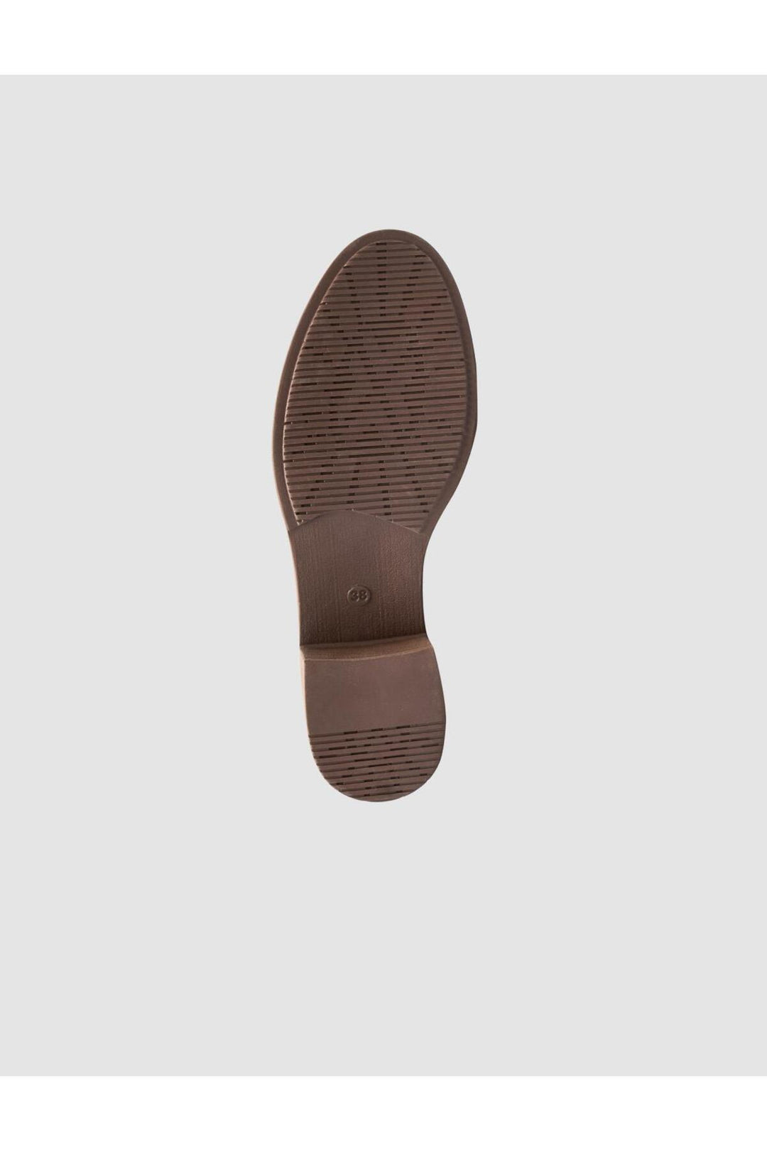 Cabani Shoes Bottines à talons pour femmes en cuir véritable 100 % marron avec clous. - Marron