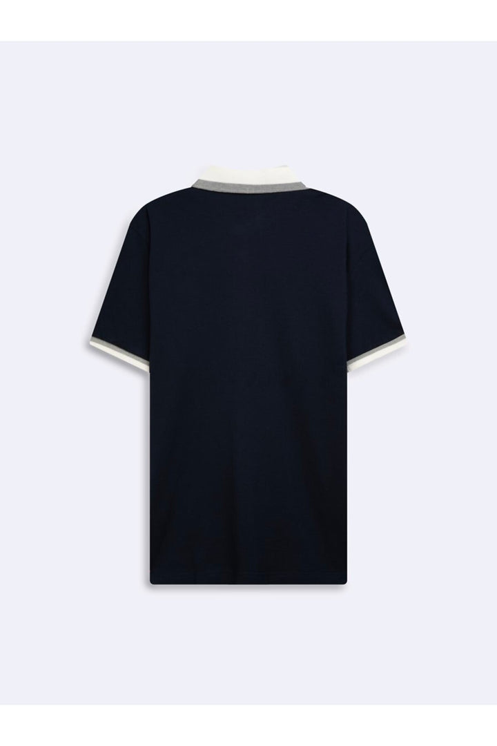 LTB T-shirt Bleu marine À Détails Contrastés - Bleu marine