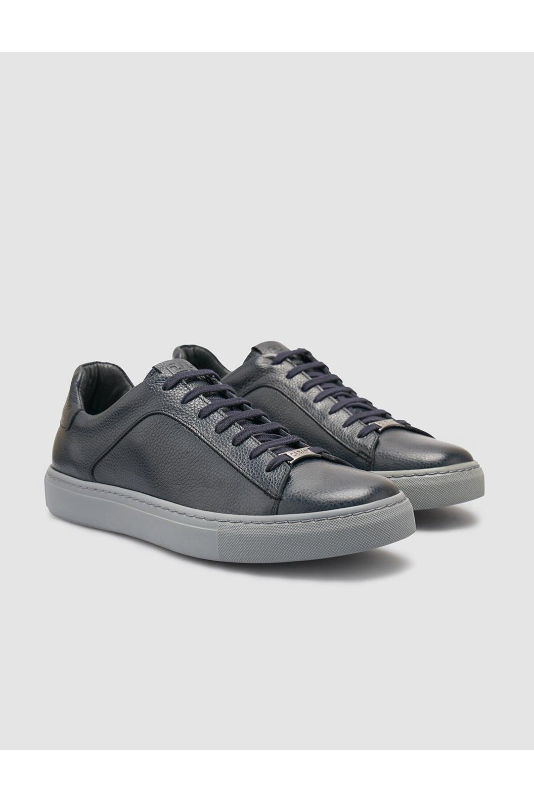 Cabani Shoes %100 Cuir véritable Bleu marine Chaussures de sport pour hommes - Bleu marine
