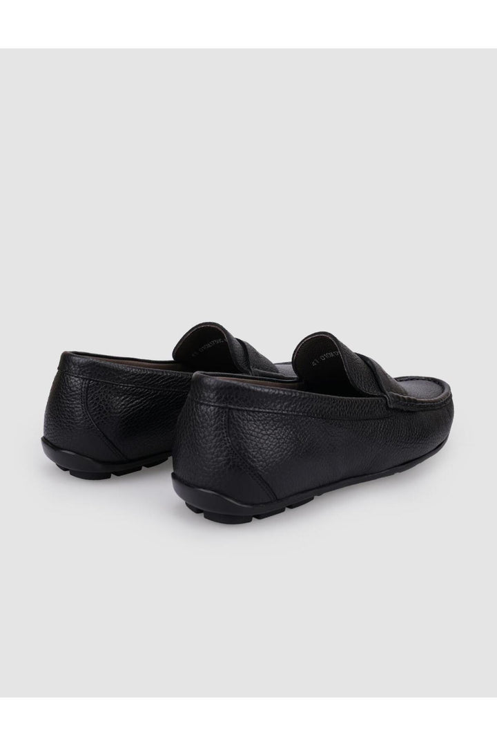 Cabani Shoes %100 Cuir véritable Noir Mocassins pour hommes - Multicolore