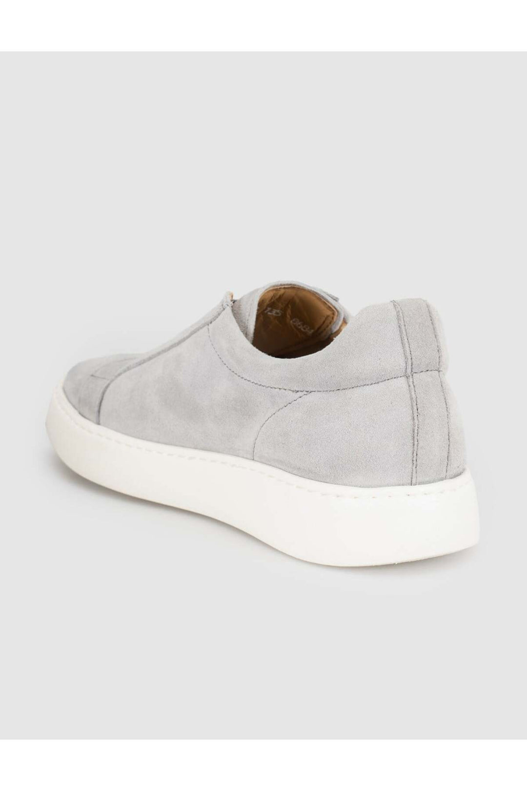 Cabani Shoes Baskets slip-on pour femmes en cuir suédé gris - Gris