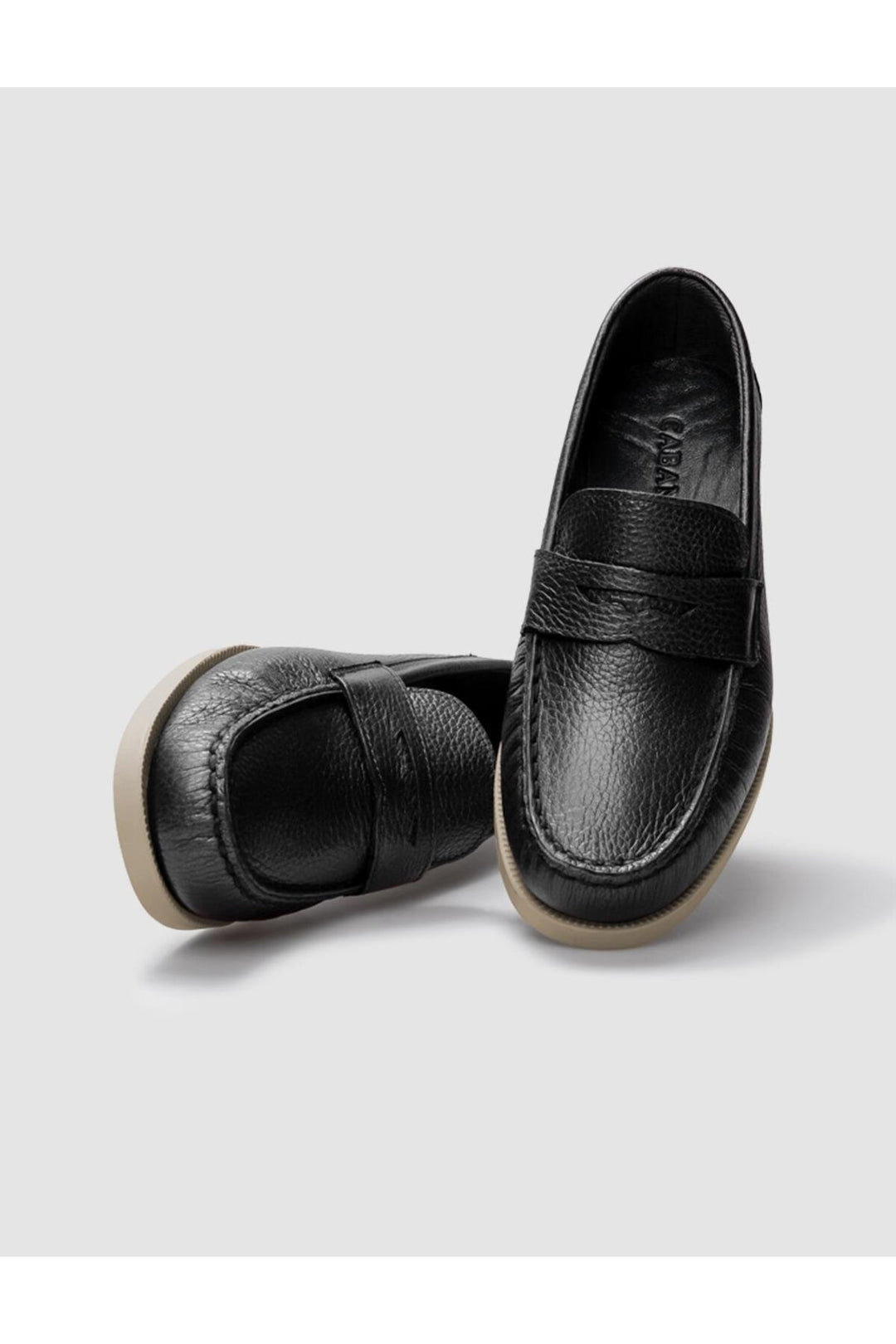 Cabani Shoes Chaussures de ville pour femmes en cuir véritable gris foncé - Anthracite
