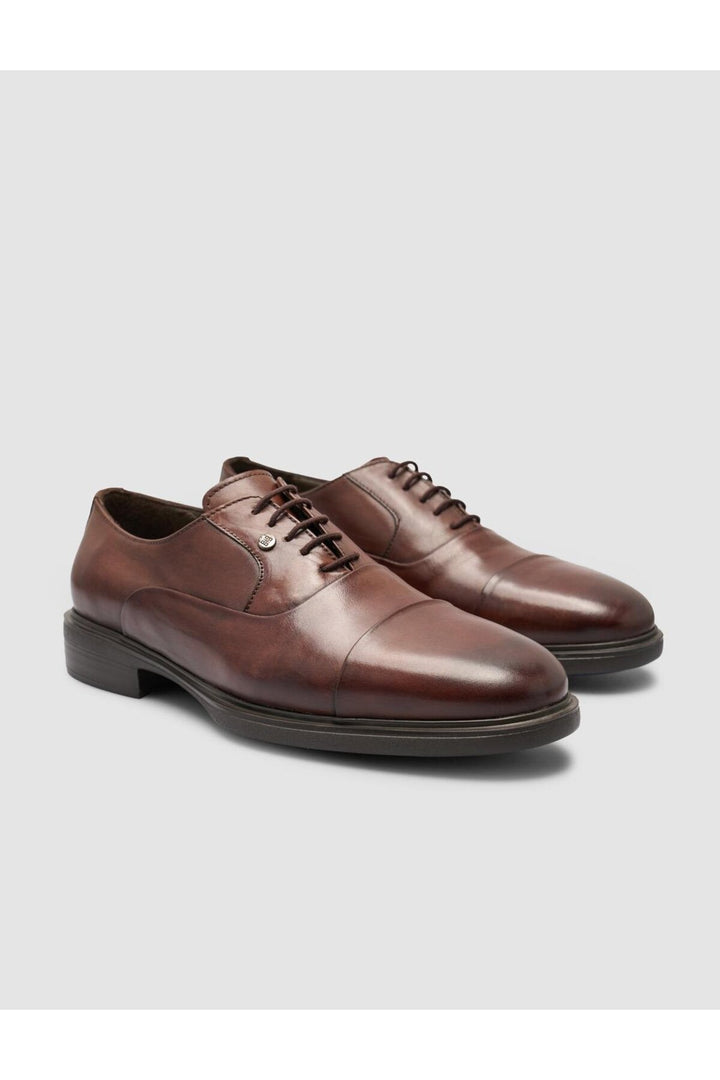 Cabani Shoes %100 Cuir véritable Chaussures classiques pour hommes Marron - Multicolore
