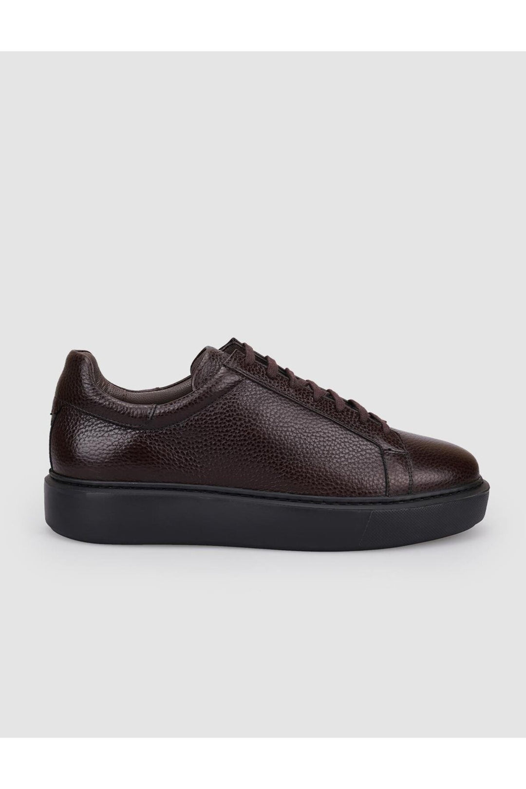 Cabani Shoes %100 Cuir Véritable Chaussures de Sport pour Hommes à Lacets Marron - Marron