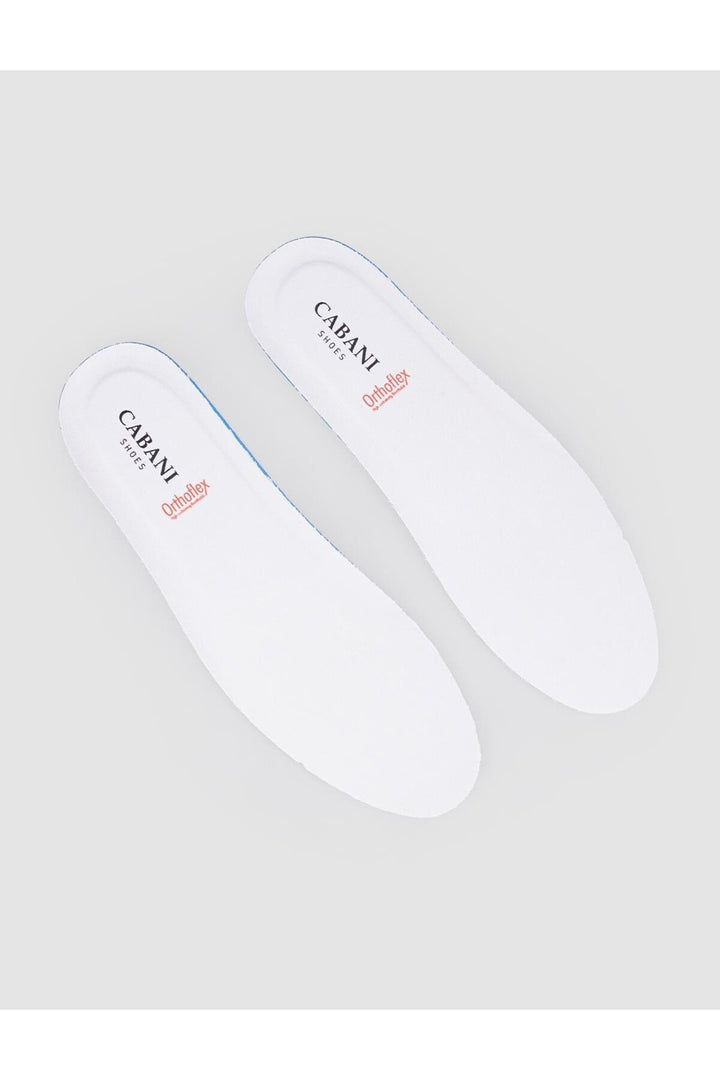 Cabani Shoes OrthoFlex Semelle en Coton Blanc pour Homme