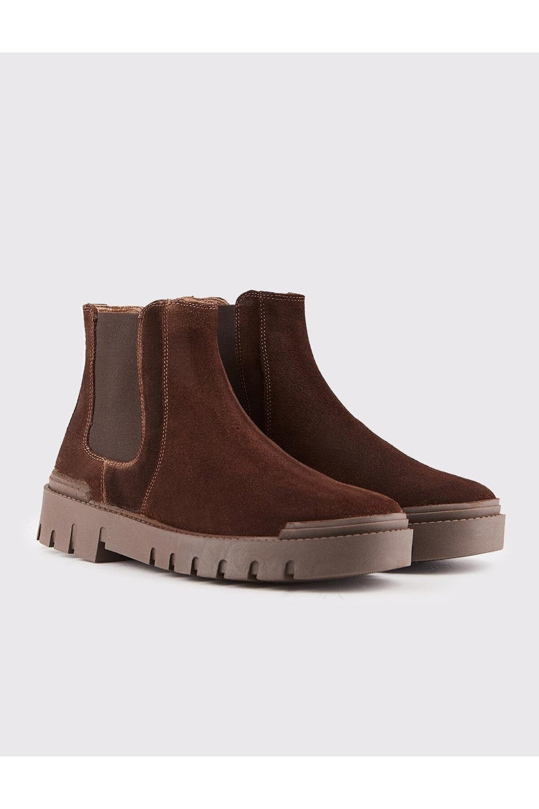 Cabani Shoes Bottines quotidiennes pour hommes en cuir véritable marron - Multicolore