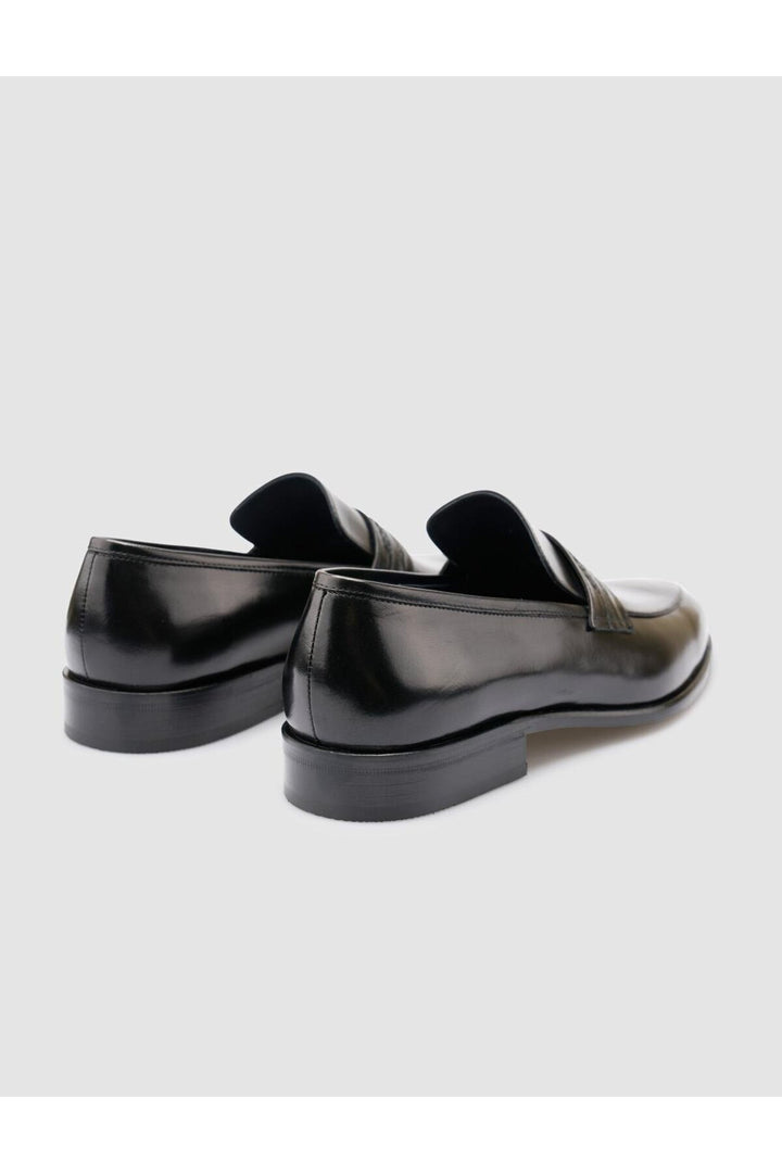 Cabani Shoes %100 Cuir véritable Chaussures classiques pour hommes noires - Multicolore