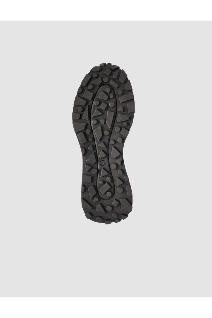 Cabani Shoes Vadano MonaMae %100 Cuir Suédé Noir Femme Sneaker - Multicolore