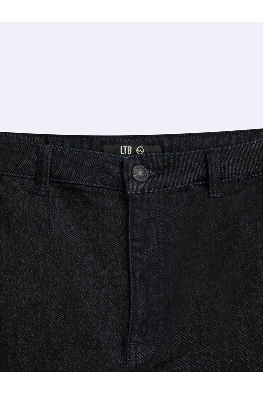 LTB Short Jean Dark Indigo Taille Haute Davina Chino - Bleu