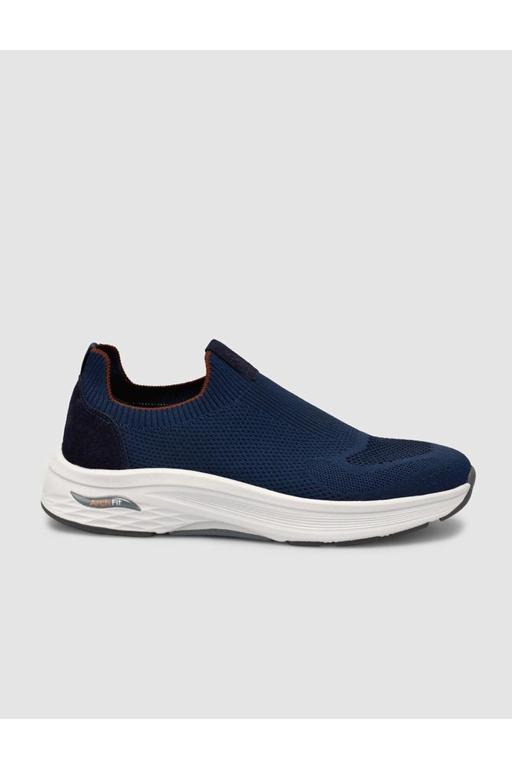 Cabani Shoes Chaussures de sport pour hommes en tricot Bleu marine - Bleu marine