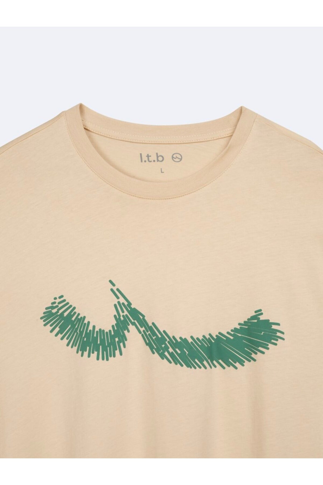 LTB T-shirt beige avec logo - Beige
