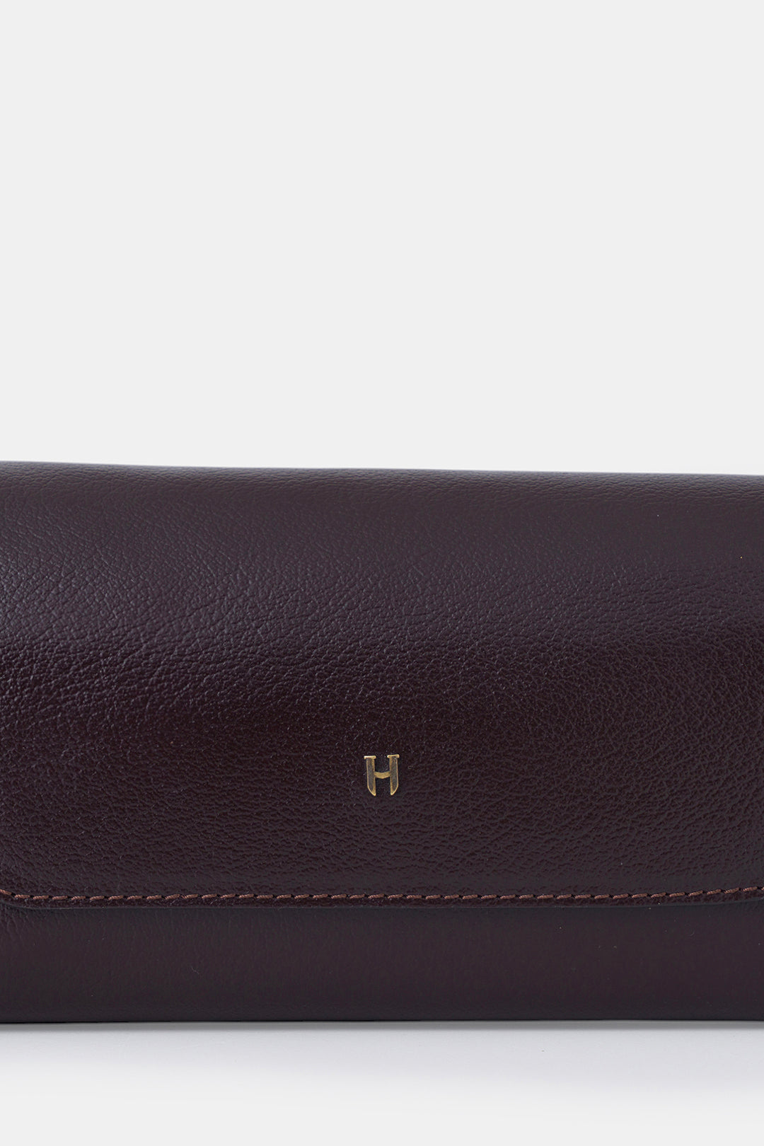Helmbrook Connel - Petit sac à main en cuir véritable unisexe avec couvercle