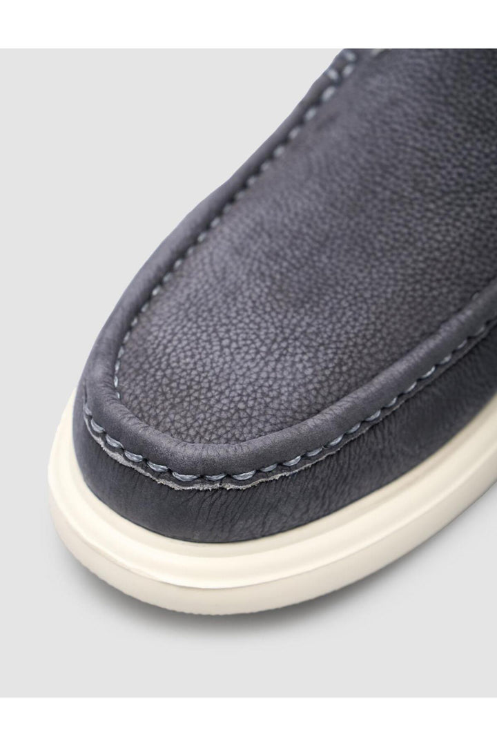 Cabani Shoes Chaussures Loafer pour hommes en Nubuck Fumé - Anthracite