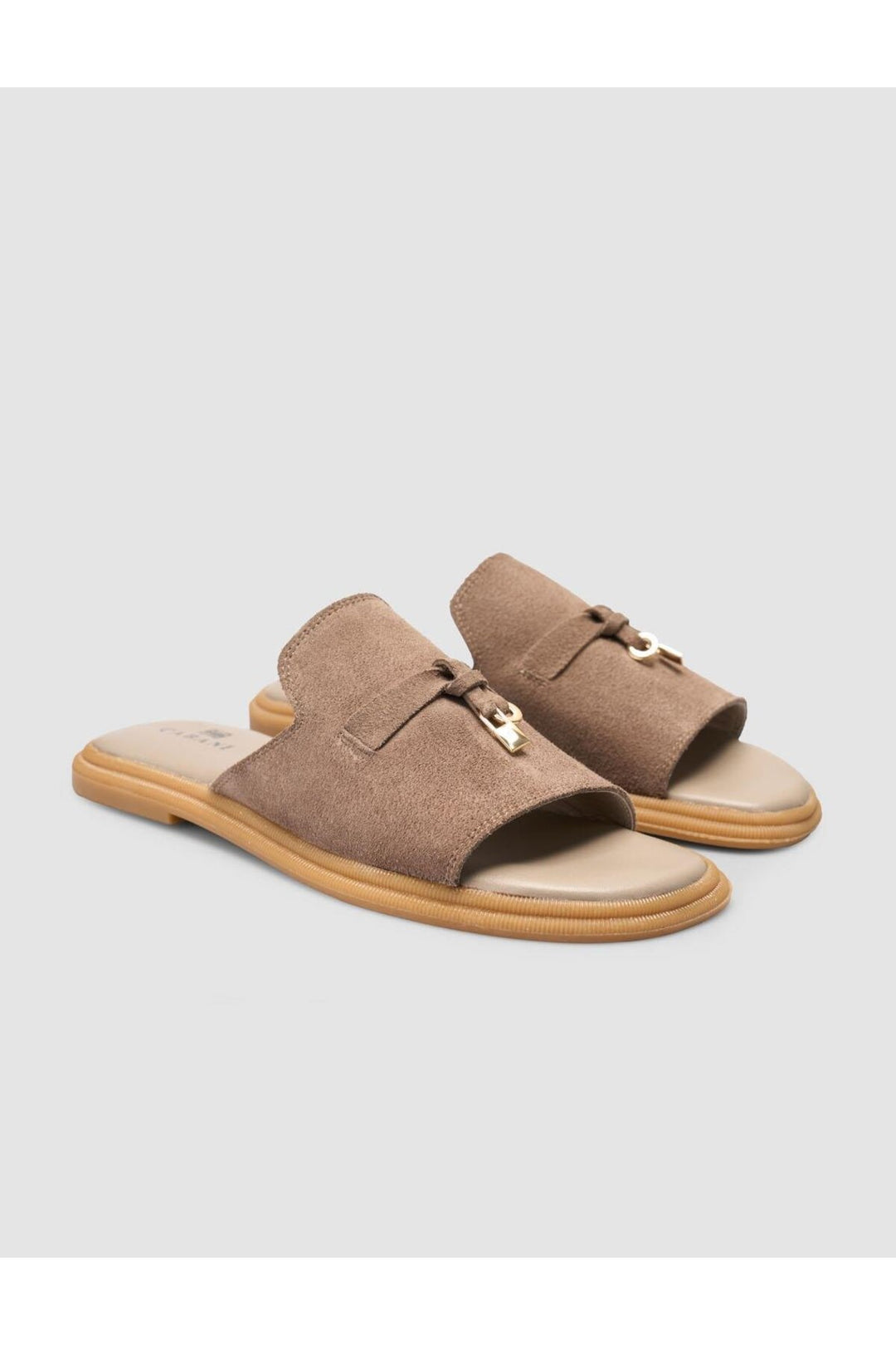 Cabani Shoes %100 Cuir véritable Sandales femmes marron - Marron